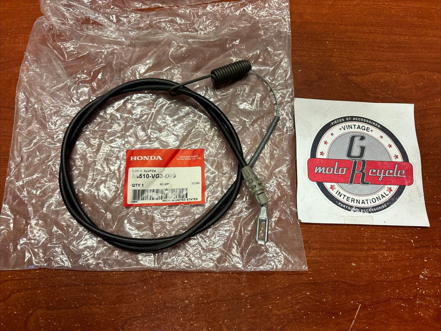 NOS Honda HRS216 K1-K5 CLUTCH CABLE 54510-VG3-D00 H175