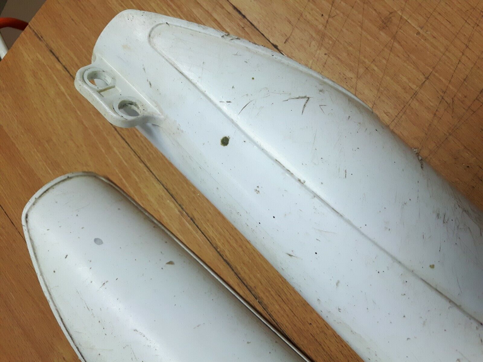CR250R 1991 front fork guard protector plastic CR125R CR500R 1991 51620-KZ3-000