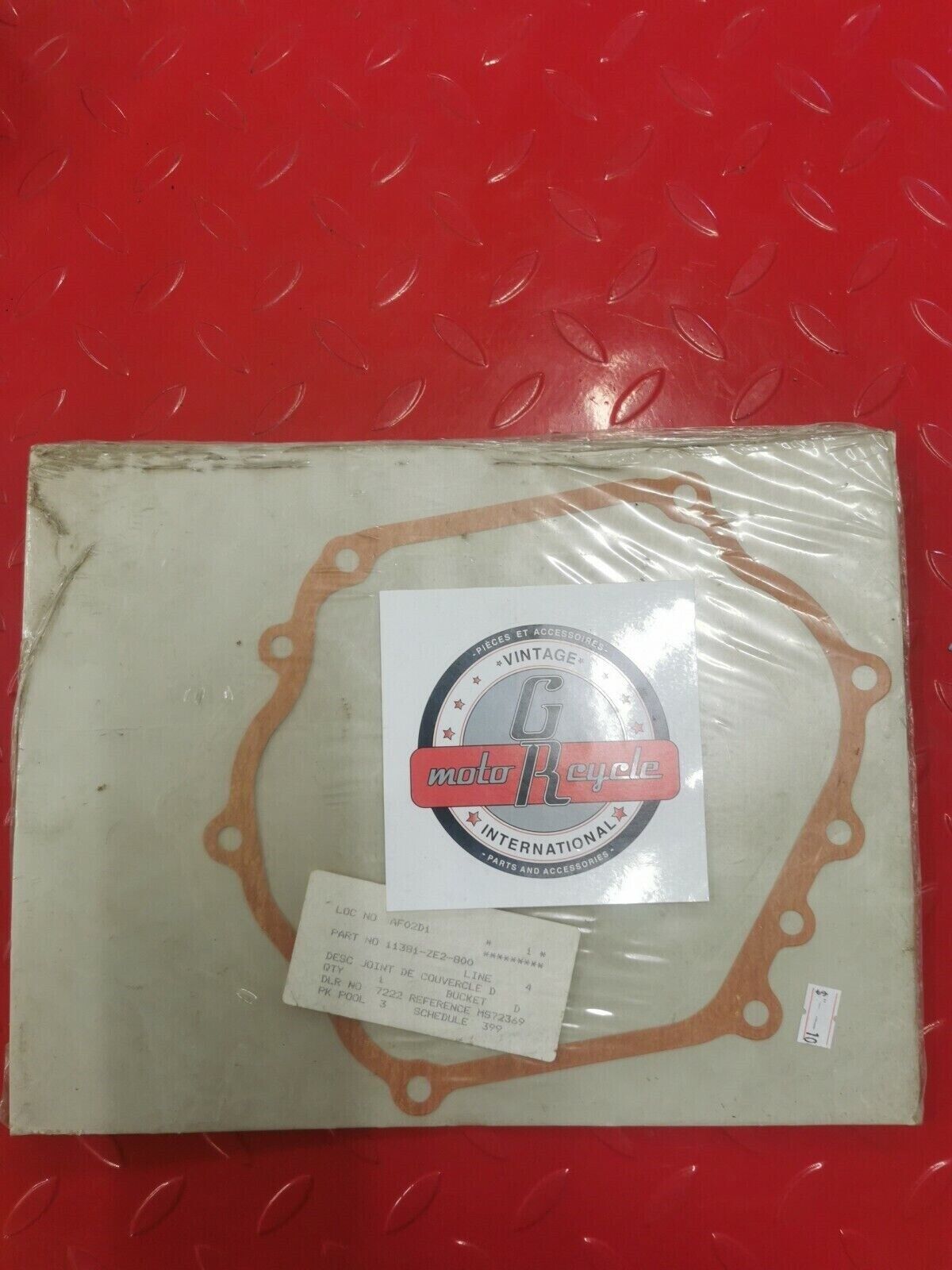 NOS Honda CASE COVER GASKET 11381-ZE2-800 H2