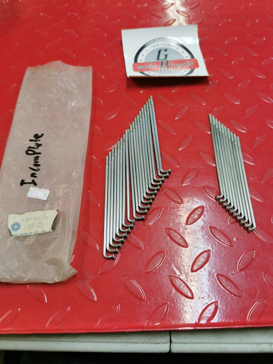 NOS Yamaha RT100 DT100 R125 SPOKE SET INCOMPLETE 538-25304-10-00 Y25