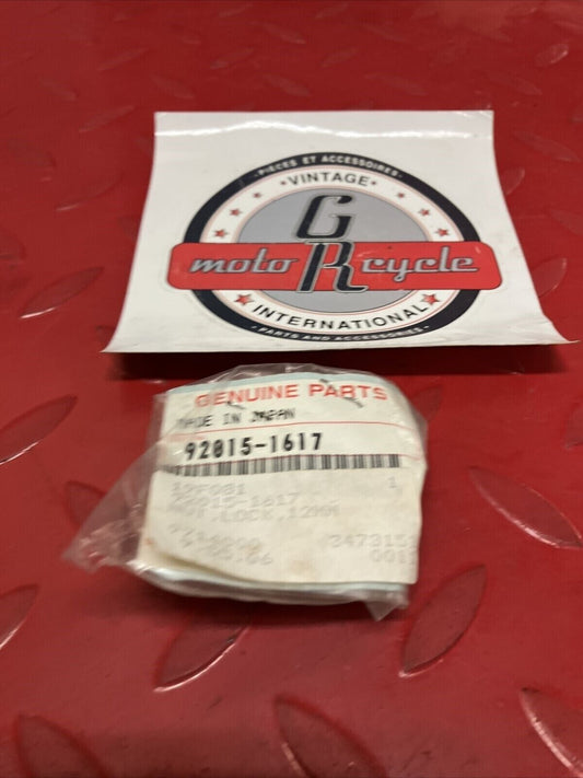 NOS KAWASAKI LOCK NUT 12MM 92015-1617 K14