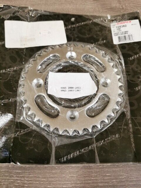 NOS KIMPEX KX65 2000 - 2013 RM65 Rear Drive Sprocket 36T 2-145547  105382 J59