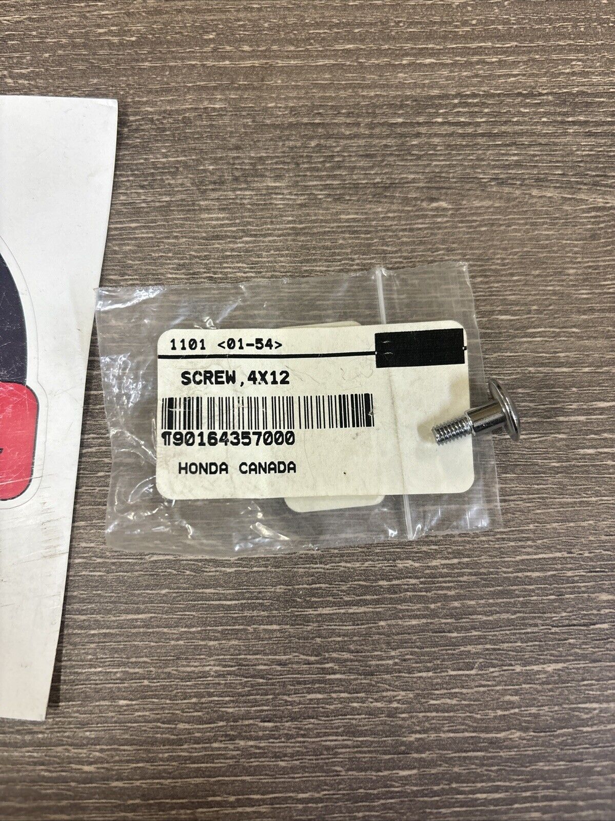 NOS Honda ATC70 ATC90 ATC110 FL250 SCREW 4X12 90164-357-000 H132