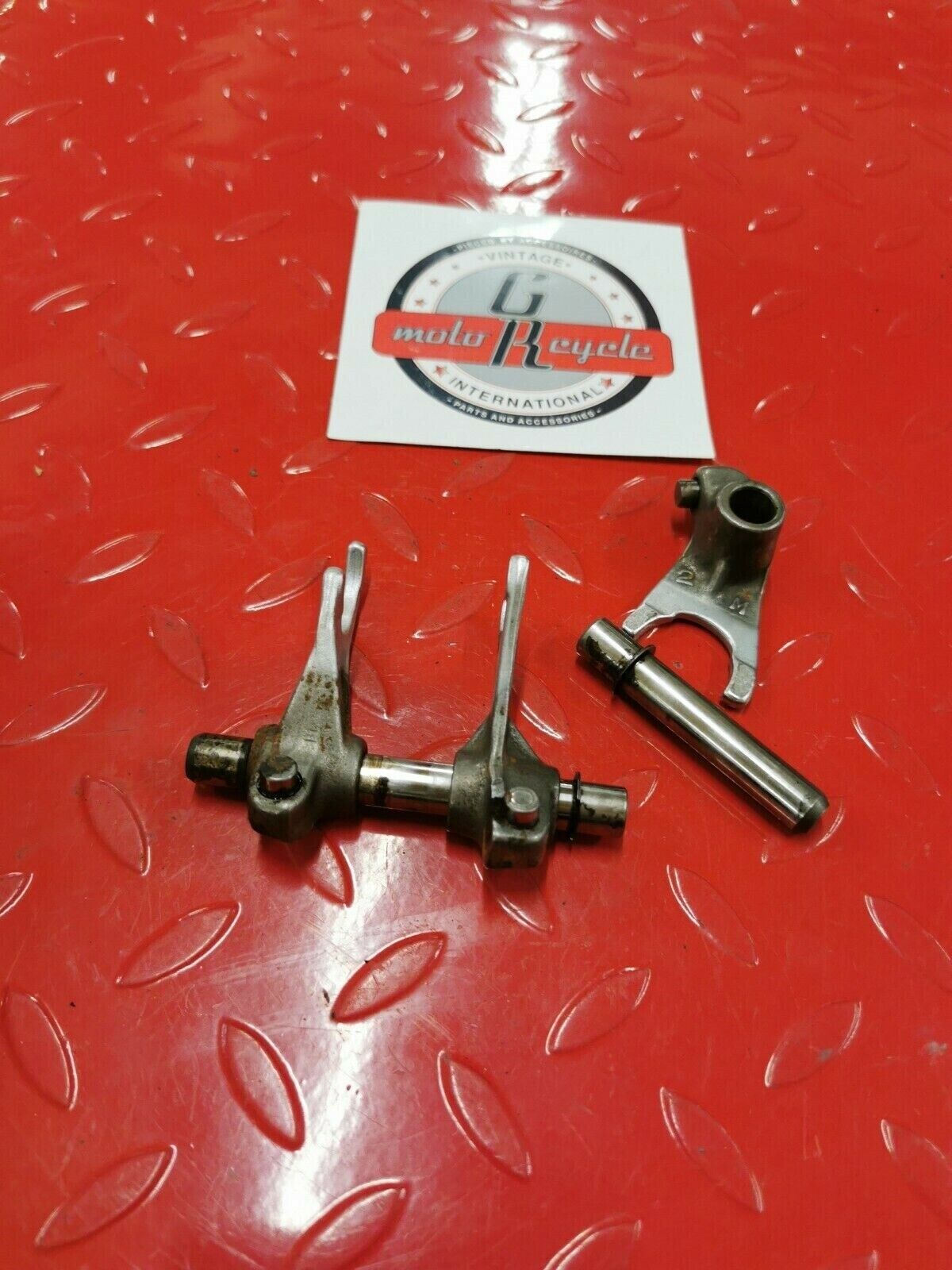 Yamaha MX100 1980 transmission gearshift gear shift forks 463-18512-00-00