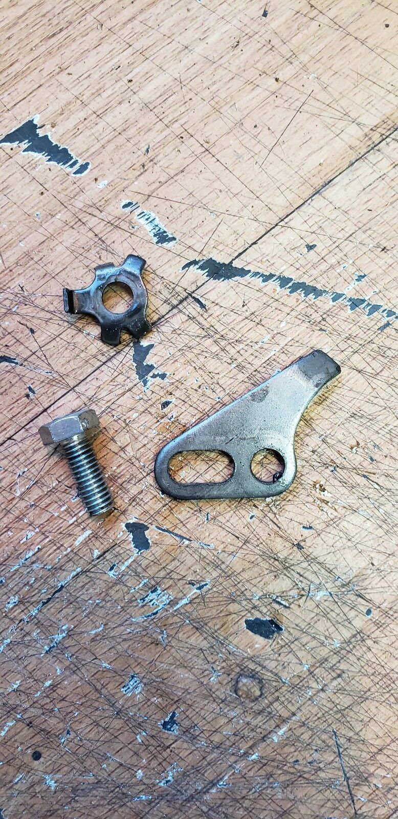 CR80R 1985 kick starter ratchet guide plate washer 28259-GC4-700 1983 - 1995