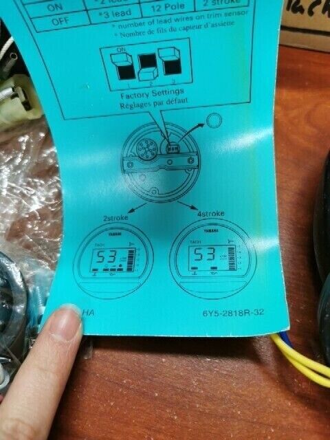 NOS Yamaha LEAD WIRE & DIGITAL TACHO 6YR-W0035-82 6Y5-2818R-32 6H5-83553-12 Y105