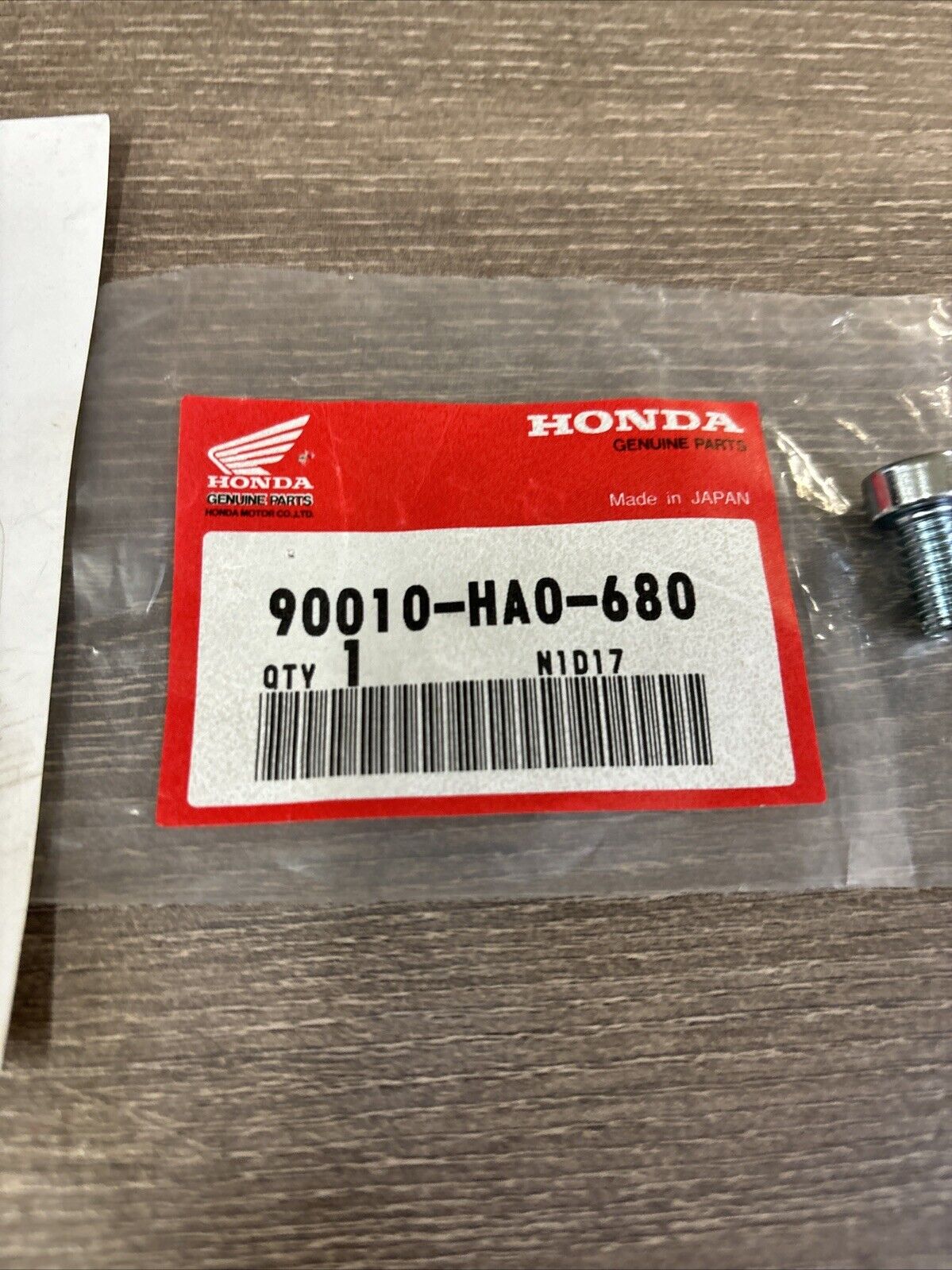 NOS Honda ATC250 TRX350 SOCKET BOLT 8MM 90010-HA0-680 H130