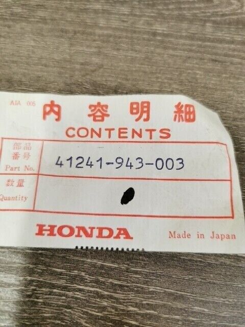 NOS HONDA ATC110 1979 - 1983 RUBBER DUMPER 41241-943-003 H74