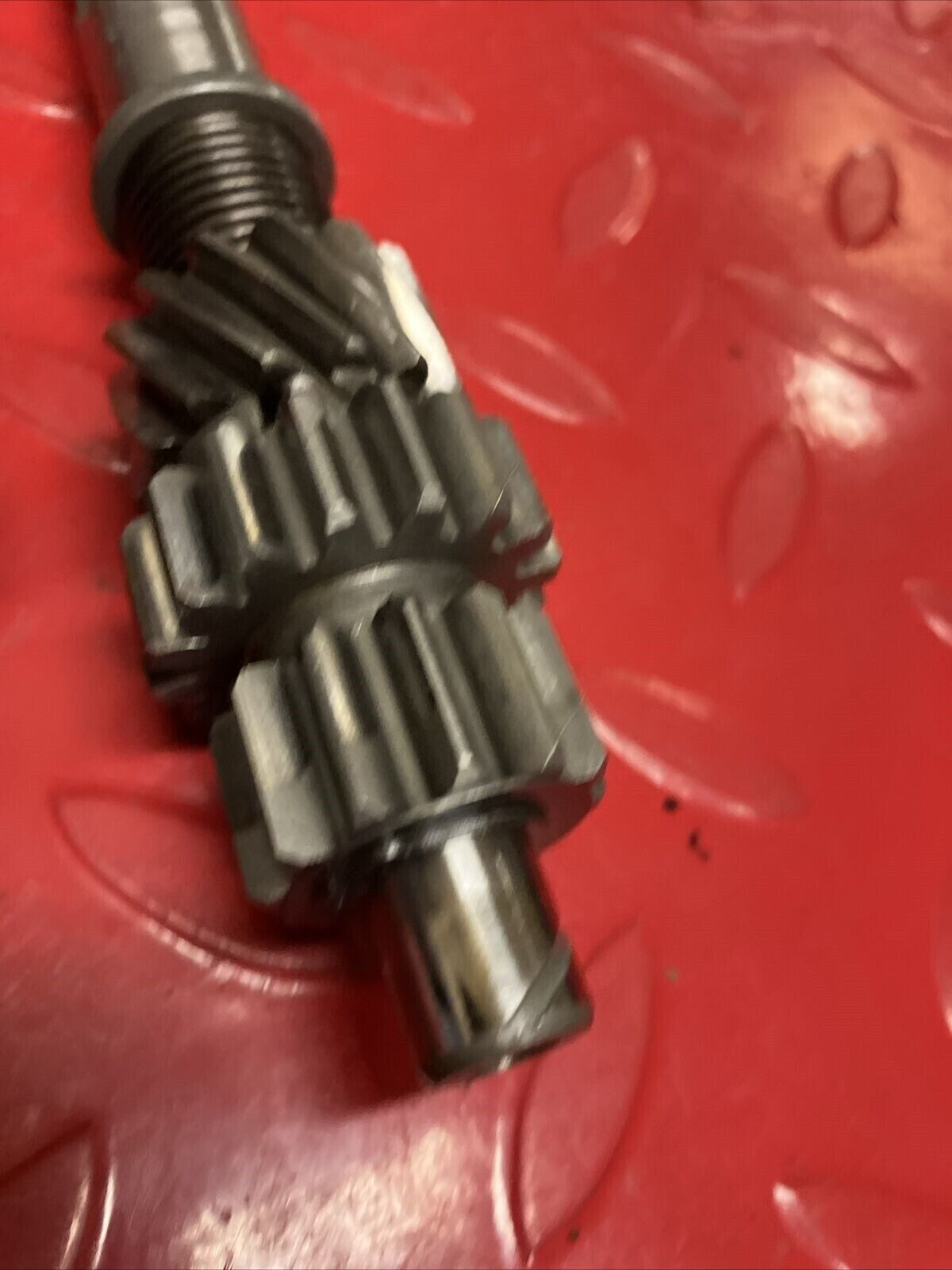 Yamaha LB50 1975 1F1 Chappy 50 transmission assembly mainshaft countershaft gear