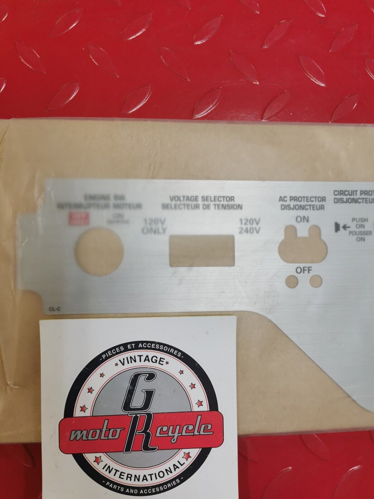NOS Honda  EG6500CL EG6500CT generator control panel 32366-Z31-C40 H13