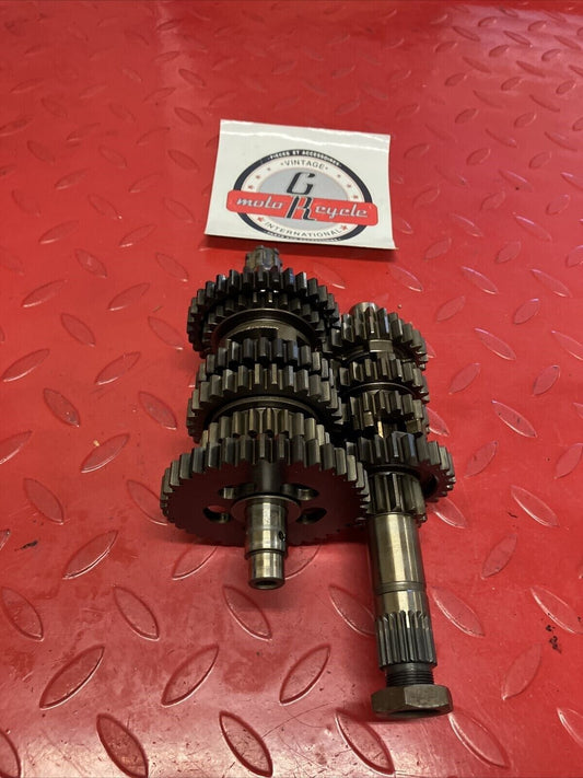 Honda XL350R 1986 transmission mainshaft countershaft main counter shaft gear
