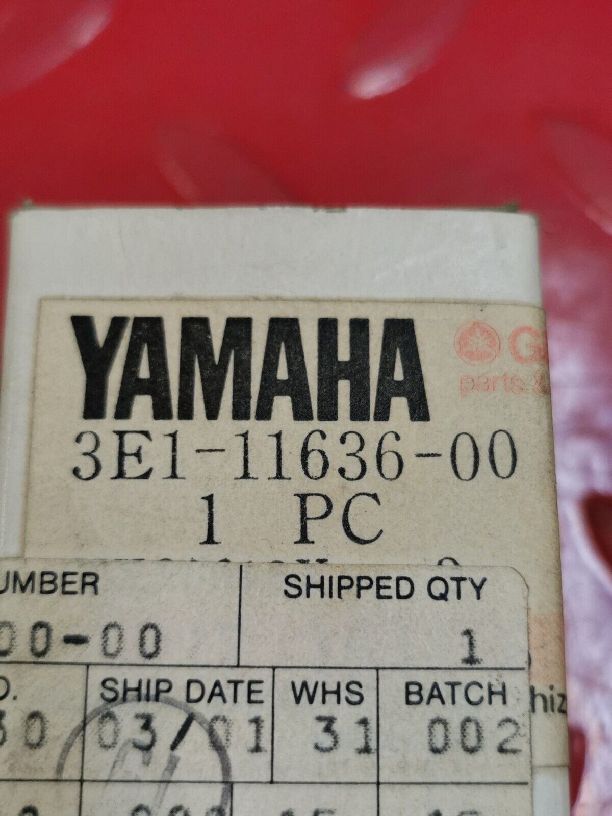 NOS YAMAHA U5 1966 1967 PISTON 1 O/S 0.25 3E1-11635-00-00 Y34