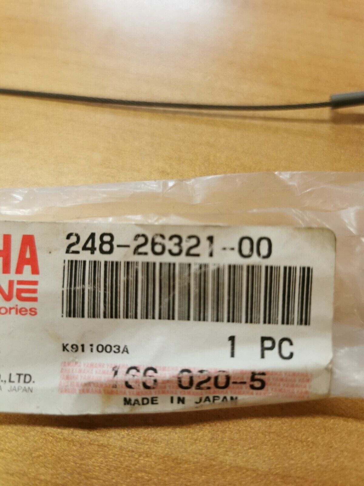 NOS YAMAHA AT1B HT1B CT2 CT1 1969 - 1973    CABLE  PUMP 248-26321-00-00 Y42