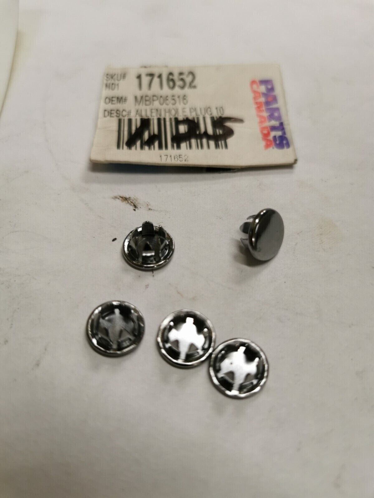 NOS ALLEN HOLE PLUG  QTY 5 MBP06516 J35