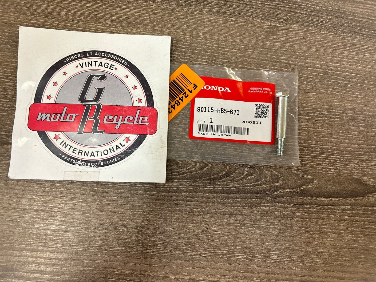 NOS Honda TRX250 TRX450 ER R TRX700XX HANDLE LEVER PIVOT BOLT 90115-HB5-671 H130