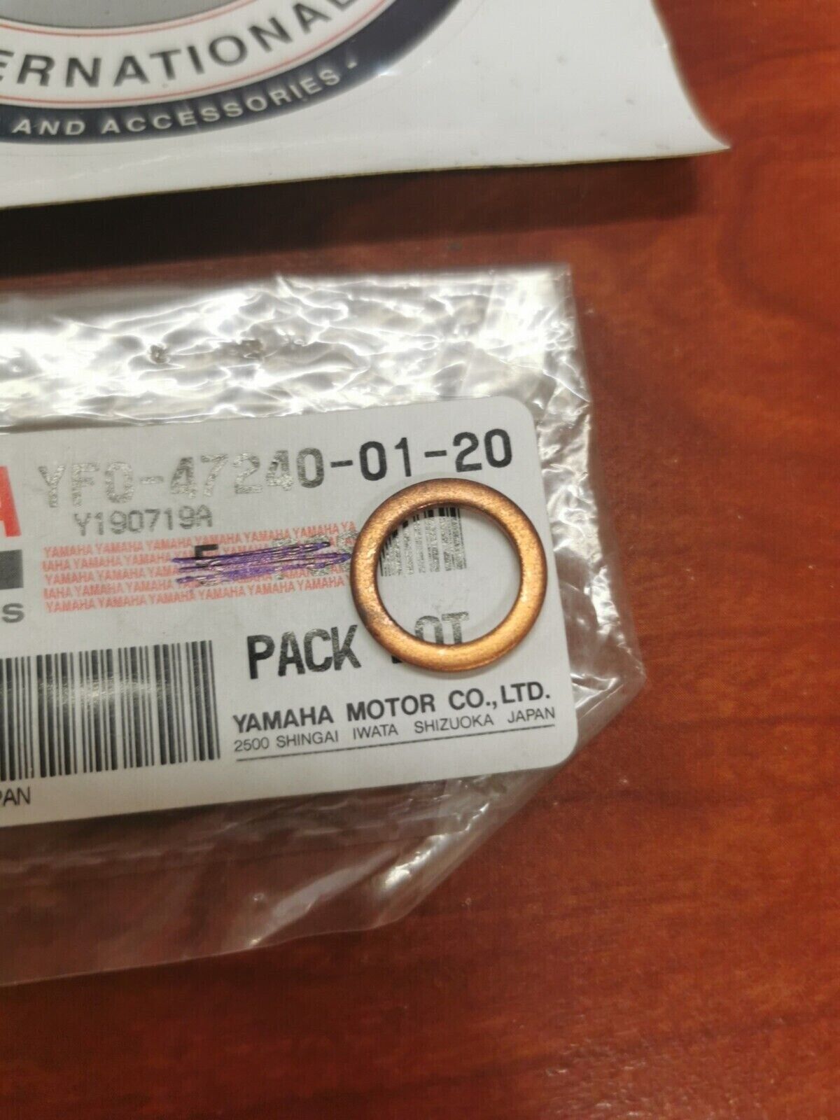 NOS Yamaha EF2500 YP30 YP20 EF3800 YG450 GASKET YF0-47240-01-20 Y82