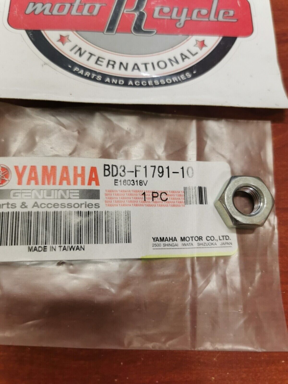 NOS Yamaha YFZ50 YFZ05 YFM09 NUT BD3-F1791-10-00 Y83