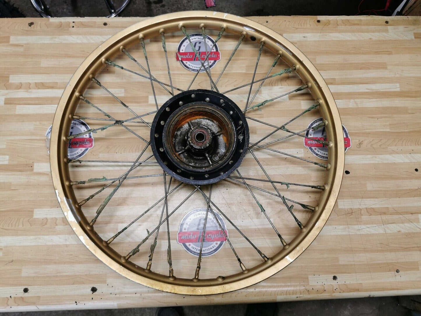 Honda XL200R 1983 front wheel rim hub 1984 44601-KB9-010