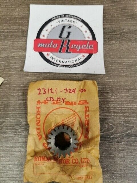 NOS HONDA CB100 SL100 CB125 CL125S GEAR PRIMARY DRIVE 18T 23121-324-000 H88