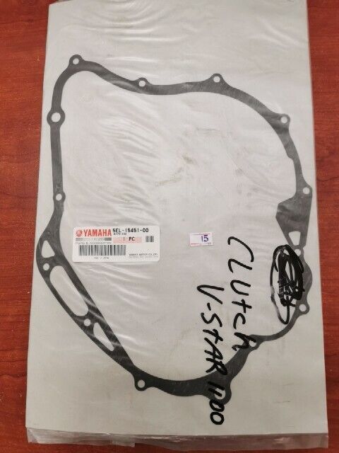 NOS Yamaha XVS11 XVS1100 CRANKCASE COVER GASKET 5EL-15451-00-00 Y102