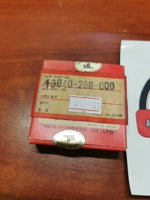 NOS Honda CB72 CL72 PISTON RING SET (OS 0.75) 13040-268-000 H75