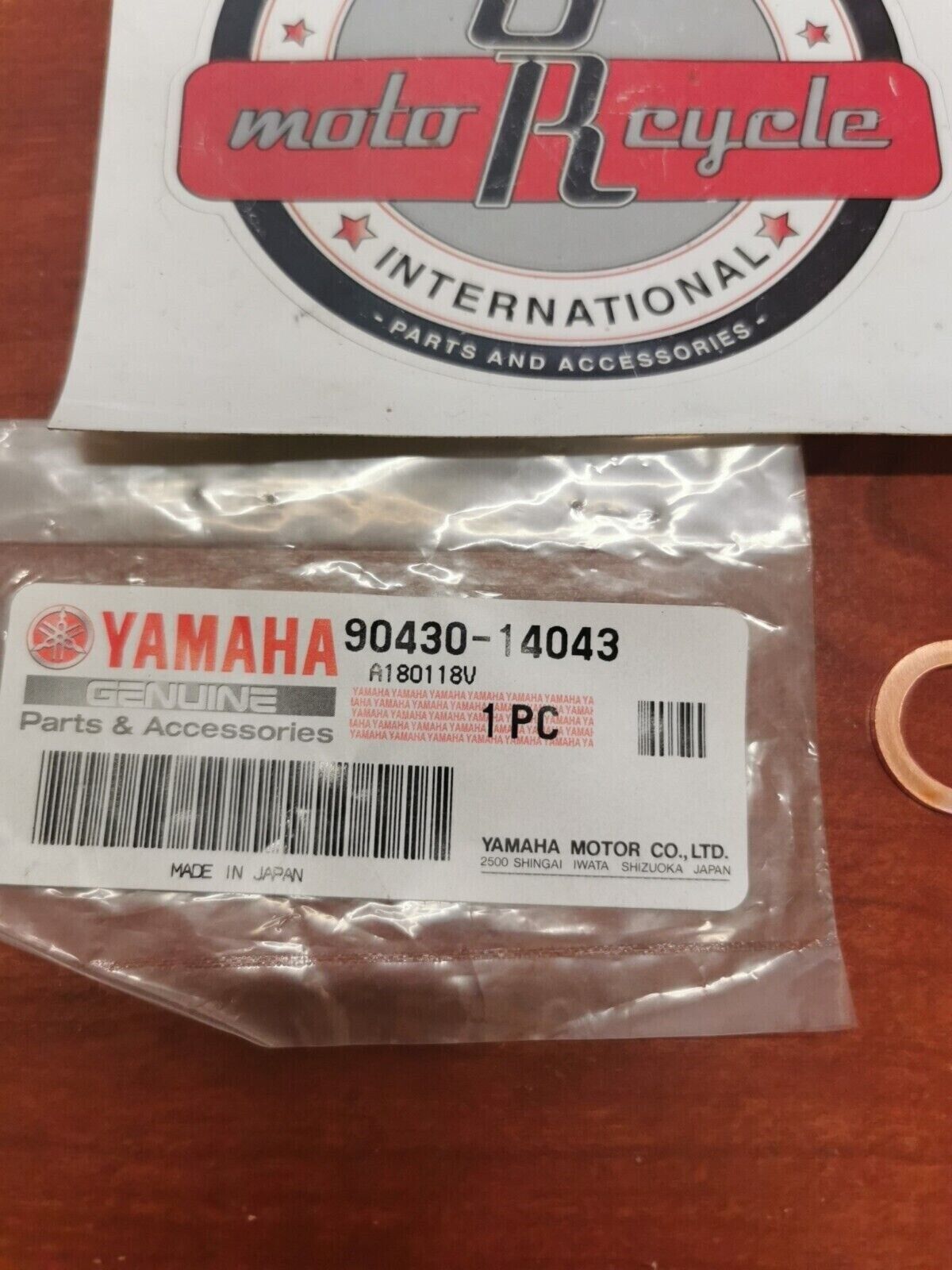 NOS Yamaha TX750 YFZ350 XS360 XS400 YFM125 YFA1 GASKET 90430-14043-00 Y81
