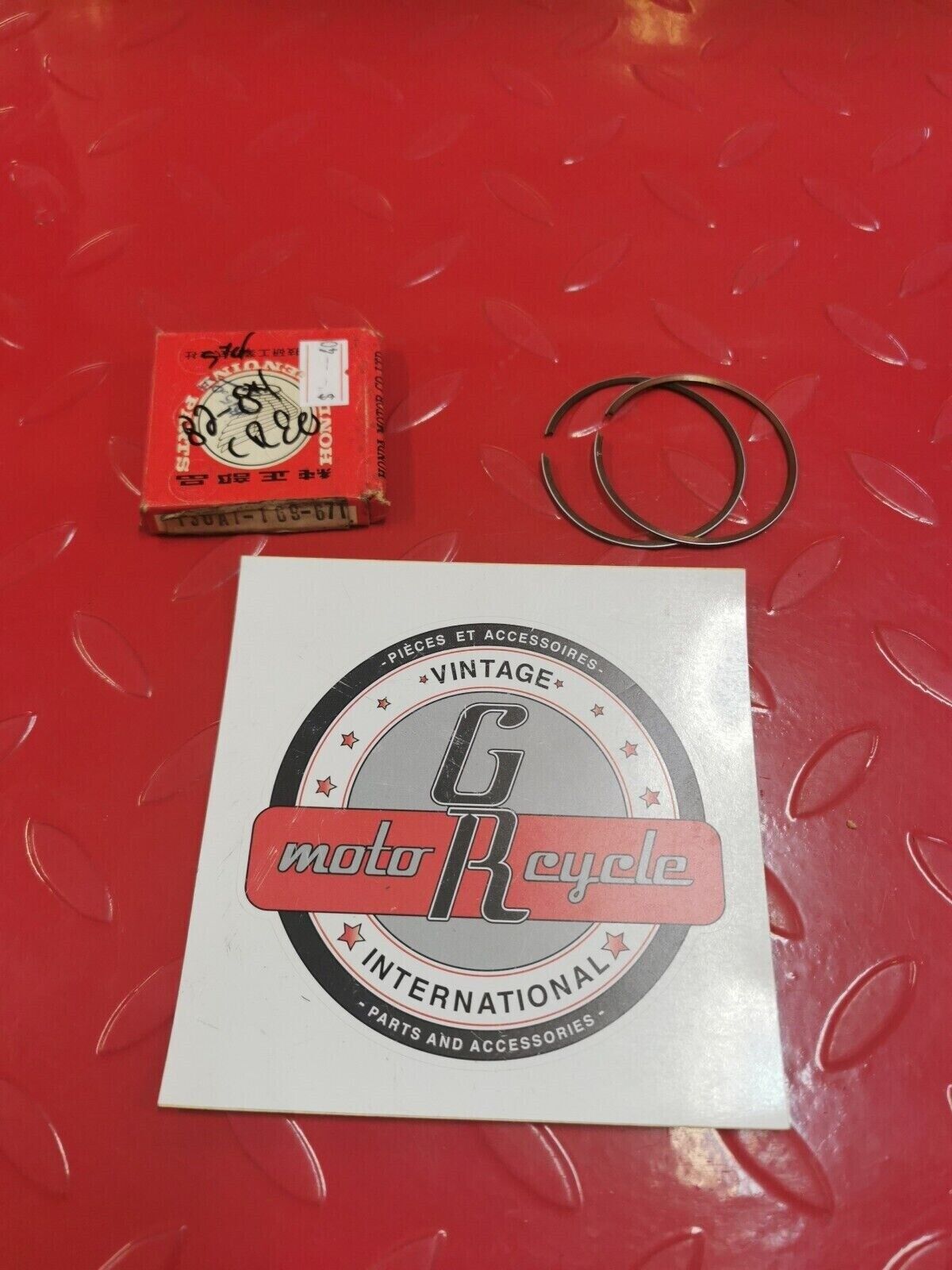 NOS Honda 1982 1983 1984 CR80R RING SET, PISTON (STD) 130A1-169-671 H12