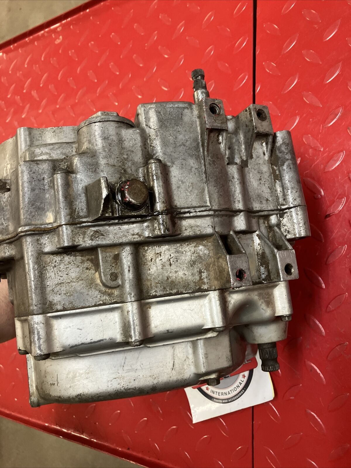 Honda XL100 1975 engine motor bottom end crankcase crankshaft transmission