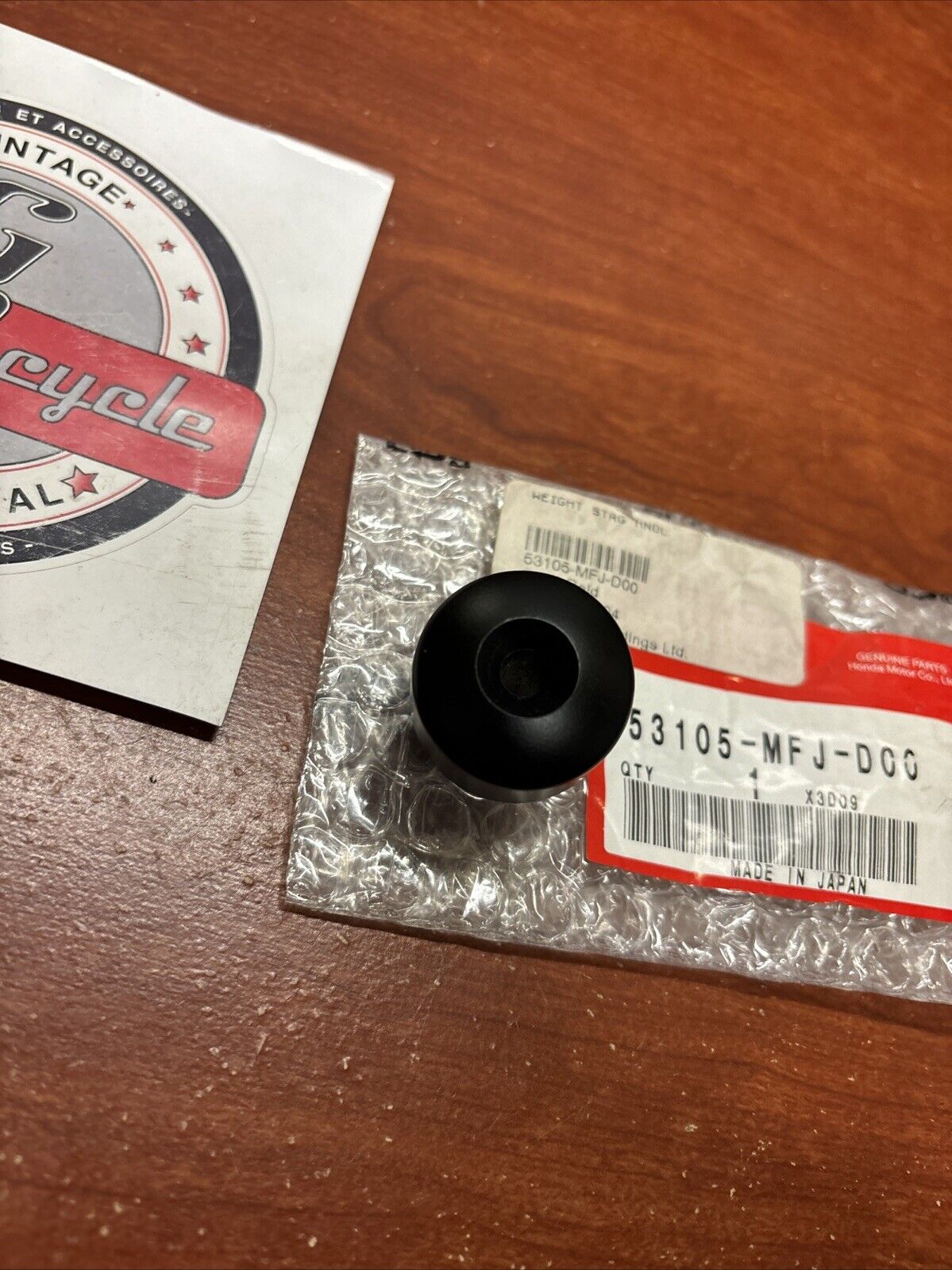 NOS Honda CBR600RA CBR600RR HANDLEBAR WEIGHT 53105-MFJ-D00 H170