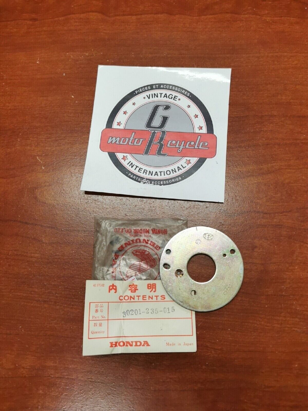 NOS Honda CL200 CB200 CA175 CL175 PLATE, POINTS BASE 30201-235-015 H33