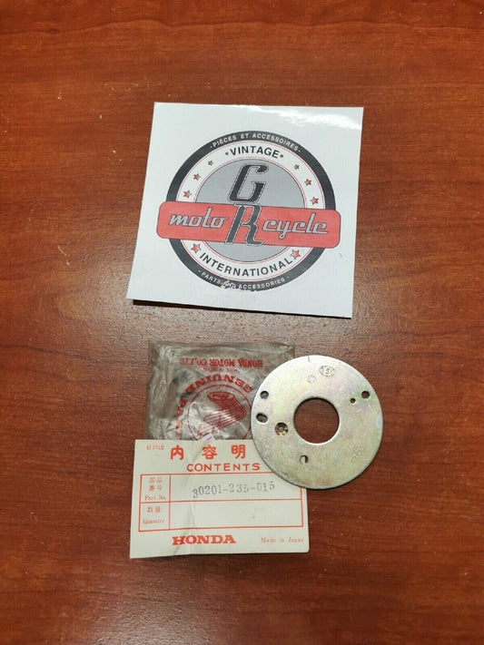 NOS Honda CL200 CB200 CA175 CL175 PLATE, POINTS BASE 30201-235-015 H33