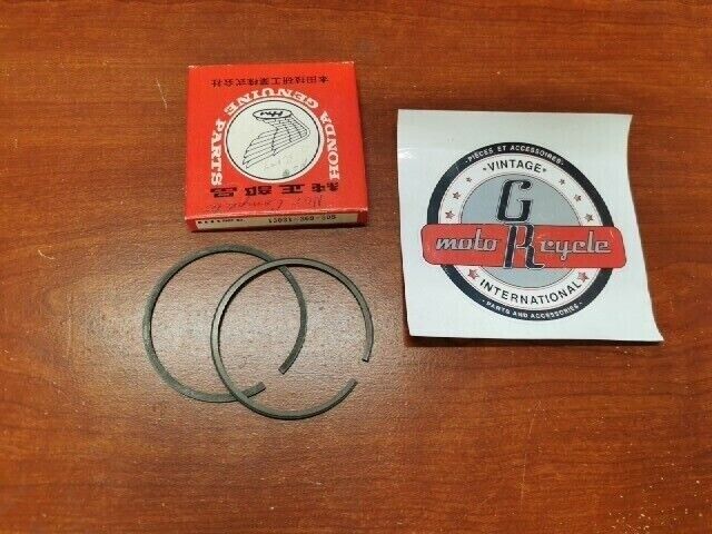 NOS Honda CB360 CJ360T CL360K PISTON RING SET (OS 0.50) INCOMP 13031-369-305 H93
