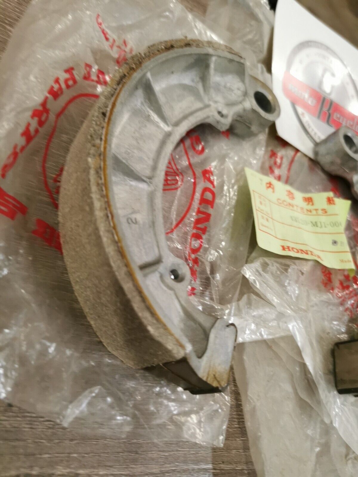 NOS HONDA CB750 1984 - 1987 SHOE REAR BRAKE 43120-MJ1-006 H60