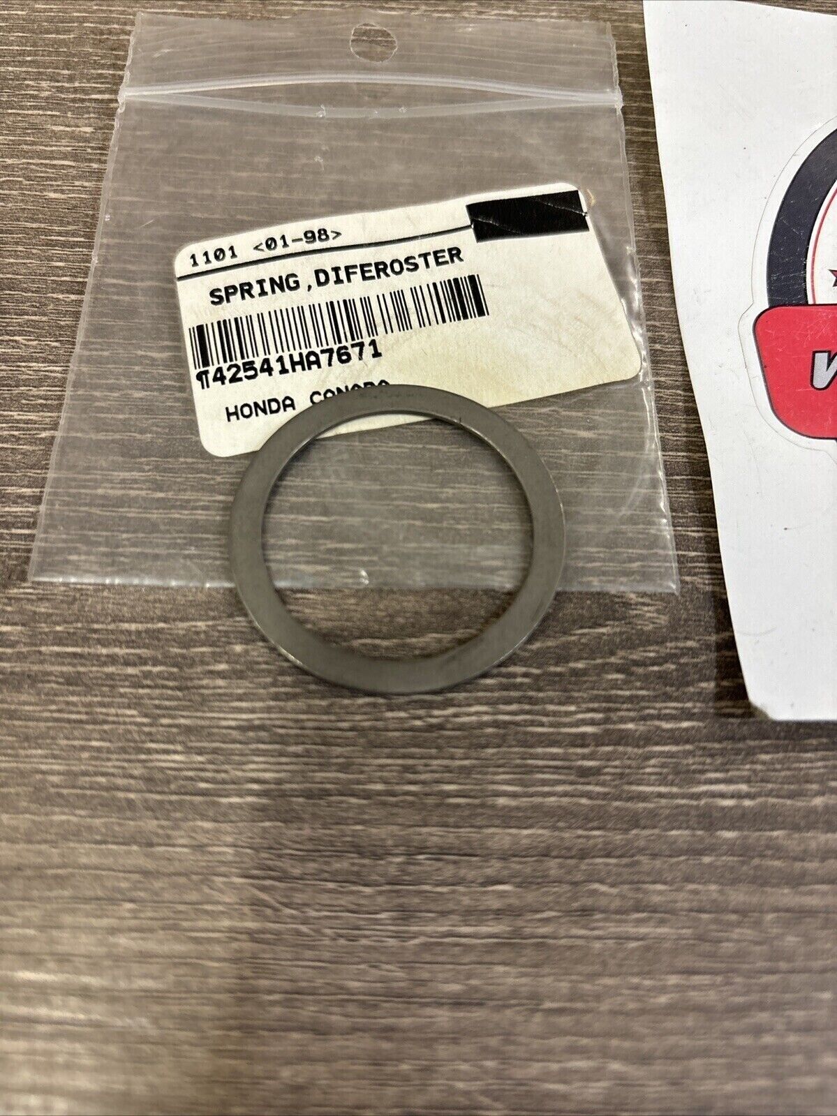 NOS Honda TRX300FW TRX350 DIFFERENTIAL CLUTCH SPRING SEAT A 42541-HA7-671 H122
