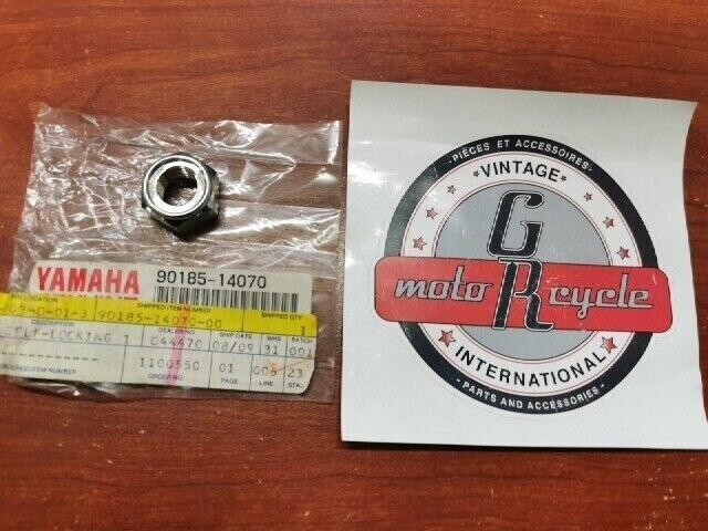 NOS Yamaha YFM45 XV920 XV750 XVS11 XVS1100 SELF-LOCKING NUT 90185-14070-00 Y102