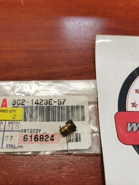 NOS Yamaha MM600 MM700 MM800 PZ480 PZ500 JET MAIN (#143.8) 3G2-1423E-57-00 Y103