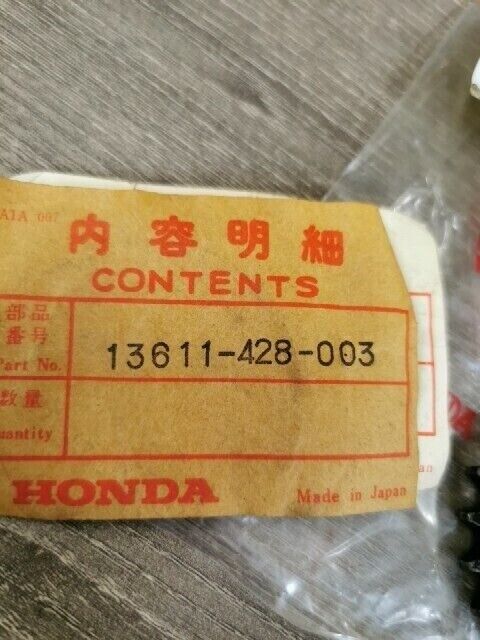 NOS HONDA XL250S 1978 1979 SPROCKET BALANCER DRIVEN 13611-428-003 H83