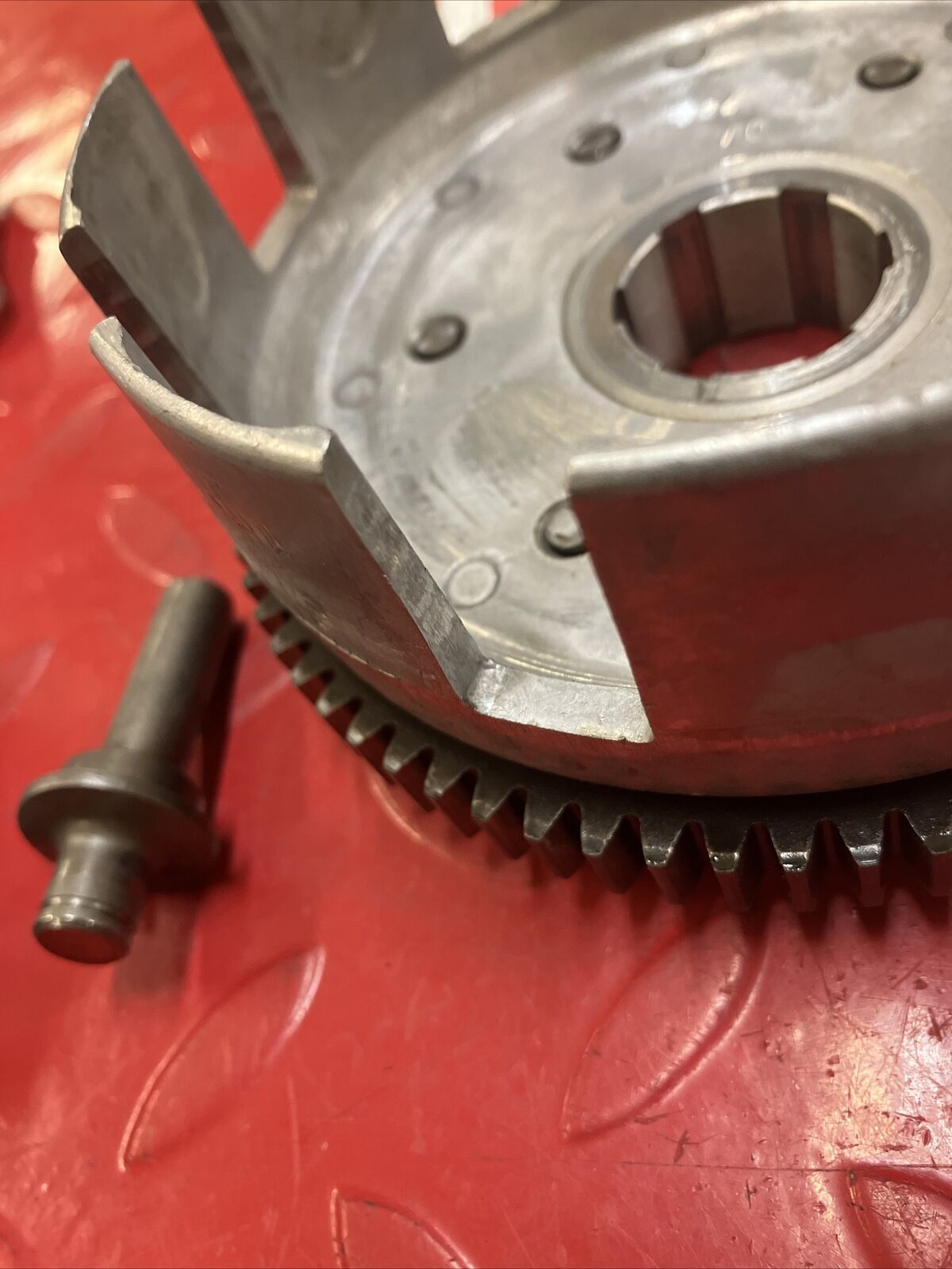 Honda XL100 1977 complete clutch outer center hub basket plate 22100-324-000 2