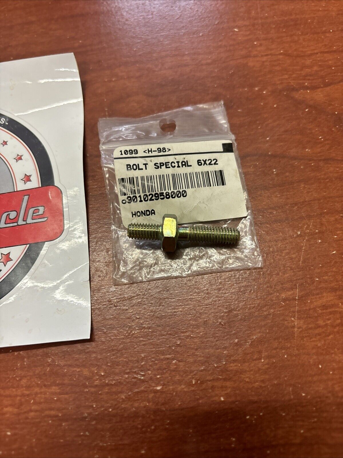 NOS Honda ATC185S ATC200 E M S SPECIAL BOLT 6X22 90102-958-000 H135