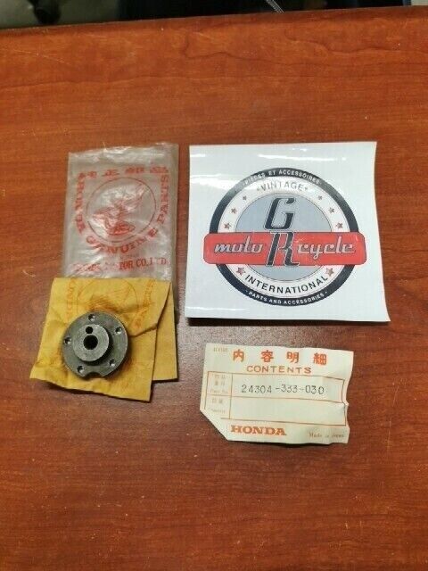 NOS Honda CB350F F1 GEARSHIFT DRUM CENTER 24304-333-030 H75