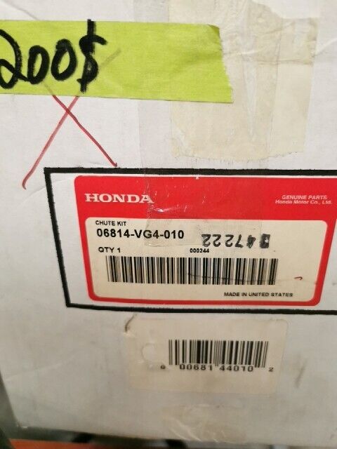 NOS Honda SIDE DISCHARGE CHUTE KIT 06814-VG4-010