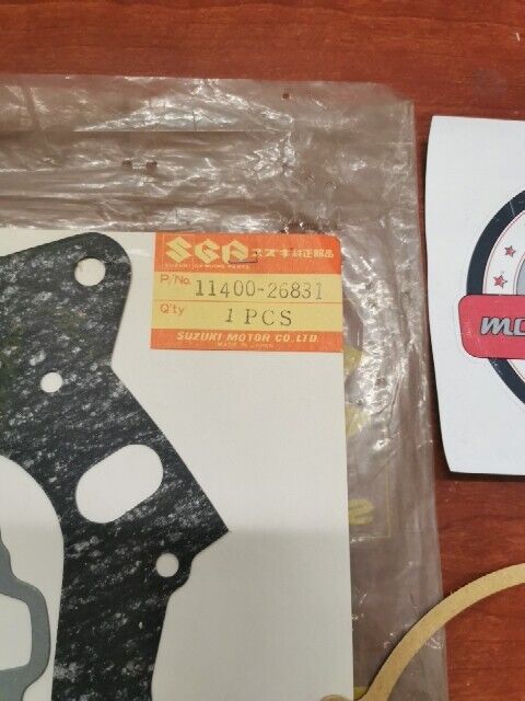 NOS Suzuki TS75 TM75 GASKET SET KIT (INCOMPLETE) 11400-26831 SUB 11400-26832 S33