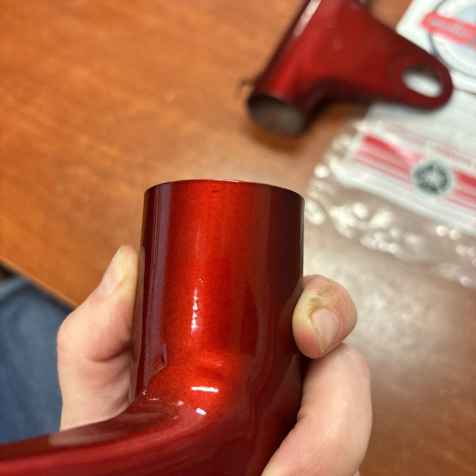 NOS Yamaha UPPER COVER KIT BRILLIANT RED 256-23121-61-63 256-23131-61-63 Y174