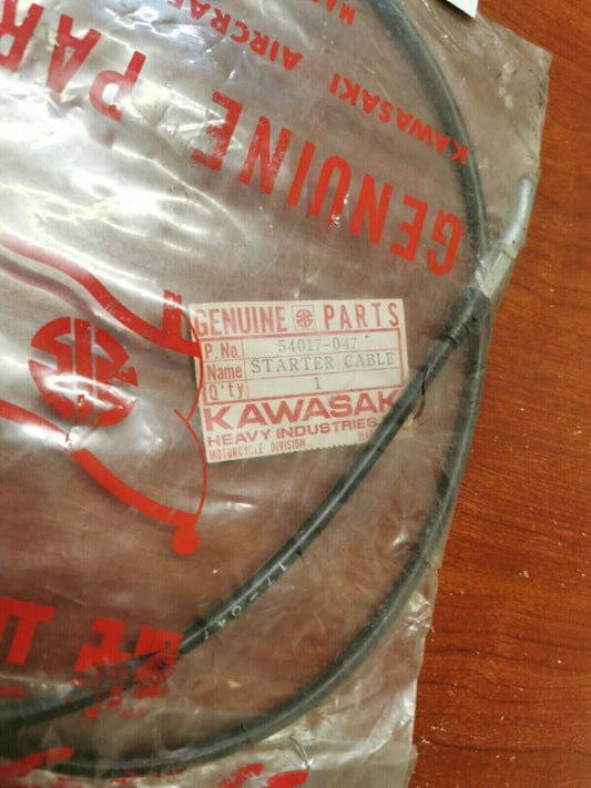 NOS Kawasaki 1970 - 1973 G4TR KV100 1972 - 1973 G5 STARTER CABLE 54017-047 K22