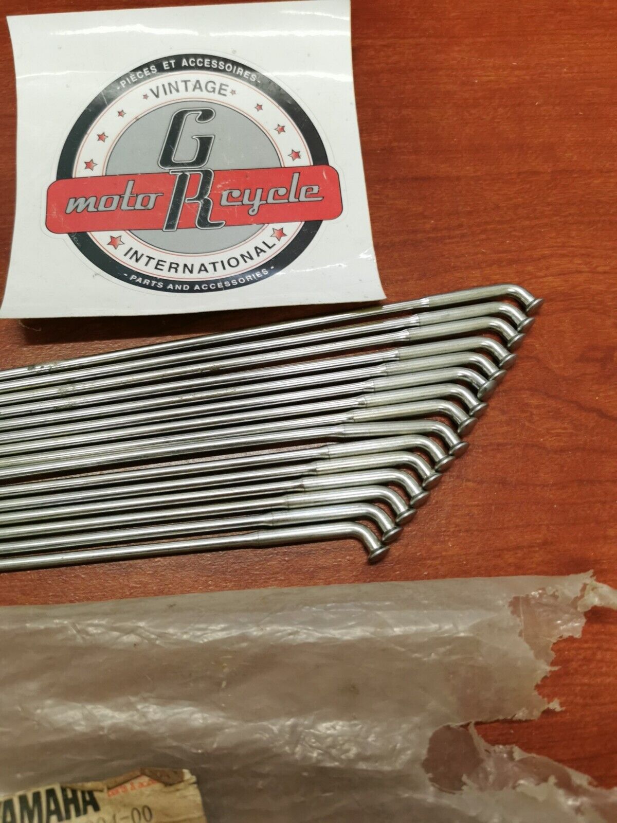 NOS Yamaha 1981 YZ250 REAR SPOKE SET INCOMPLETE 4V3-25304-00-00 Y88