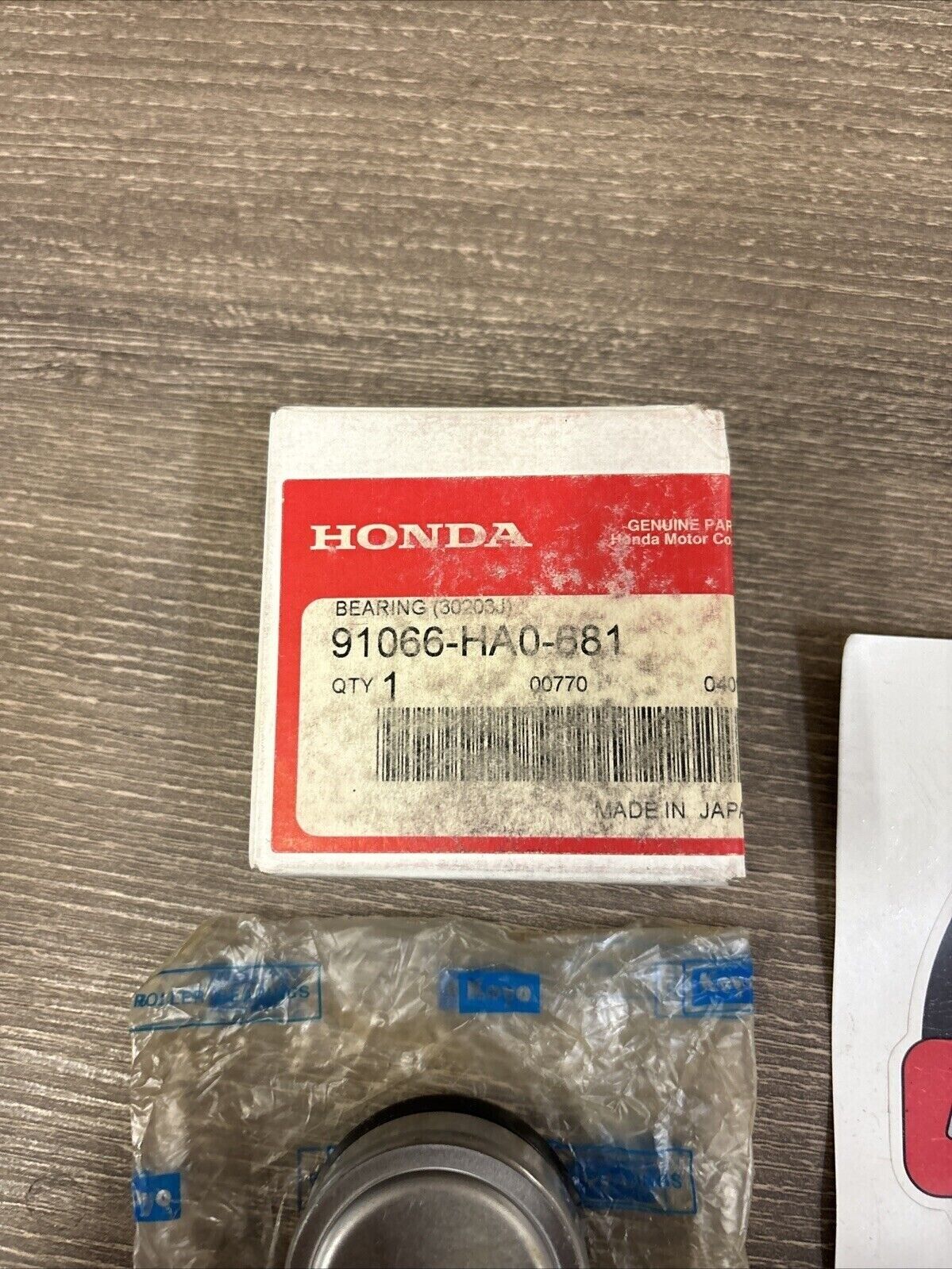 NOS Honda ATC250 ES SX TRX250 TAPER ROLLER BEARING 91066-HA0-681 H127