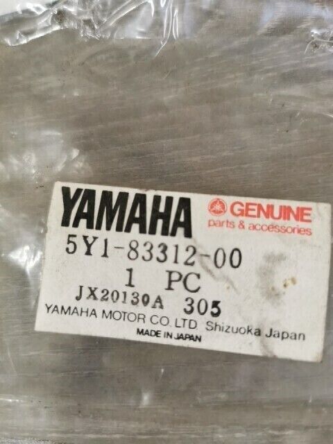 NOS YAMAHA XT200J XT550K XT350H DT50LC XT600L FLASHER LENS 5Y1-83312-00-00 Y151