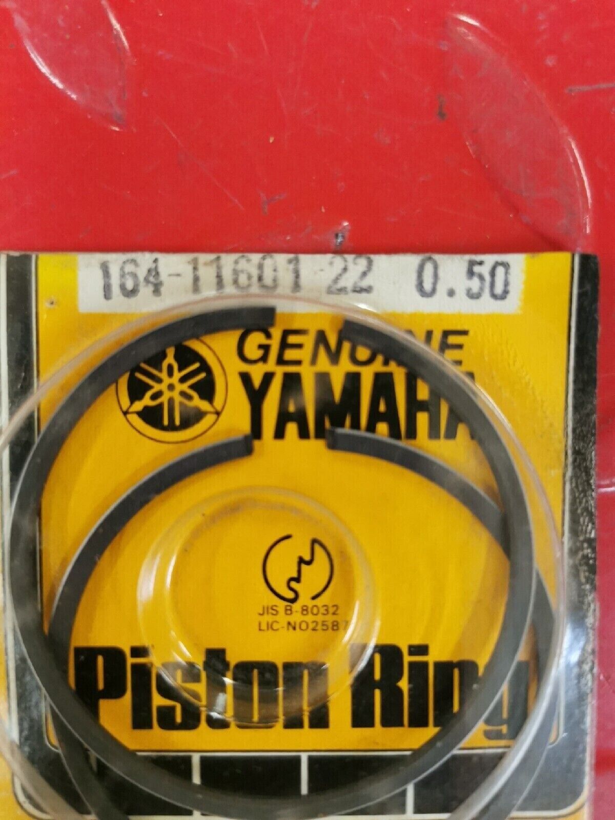 NOS YAMAHA YCS1 1968 - 1971  PISTON RING SET 0.50  164-11601-22-00 Y51