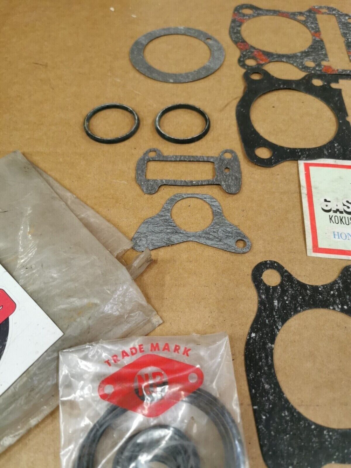 NOS TRADE MARK HONDA CB350 TOP END GASKET KIT INCOMPLETE SET J49
