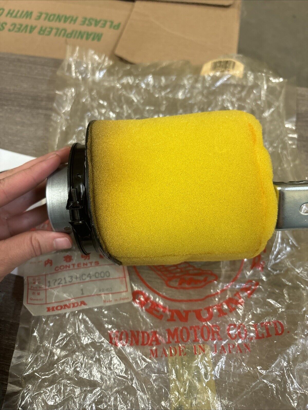 NOS Honda 1988 - 1992 TRX300 ELEMENT AIR FILTER 17213-HC4-000 FOAM DAMAGED H136